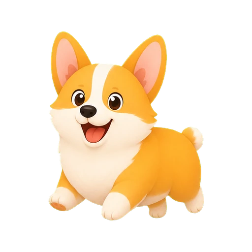 Happy Pupstep corgi