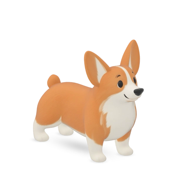 Pupstep Corgi waiting for the next walk