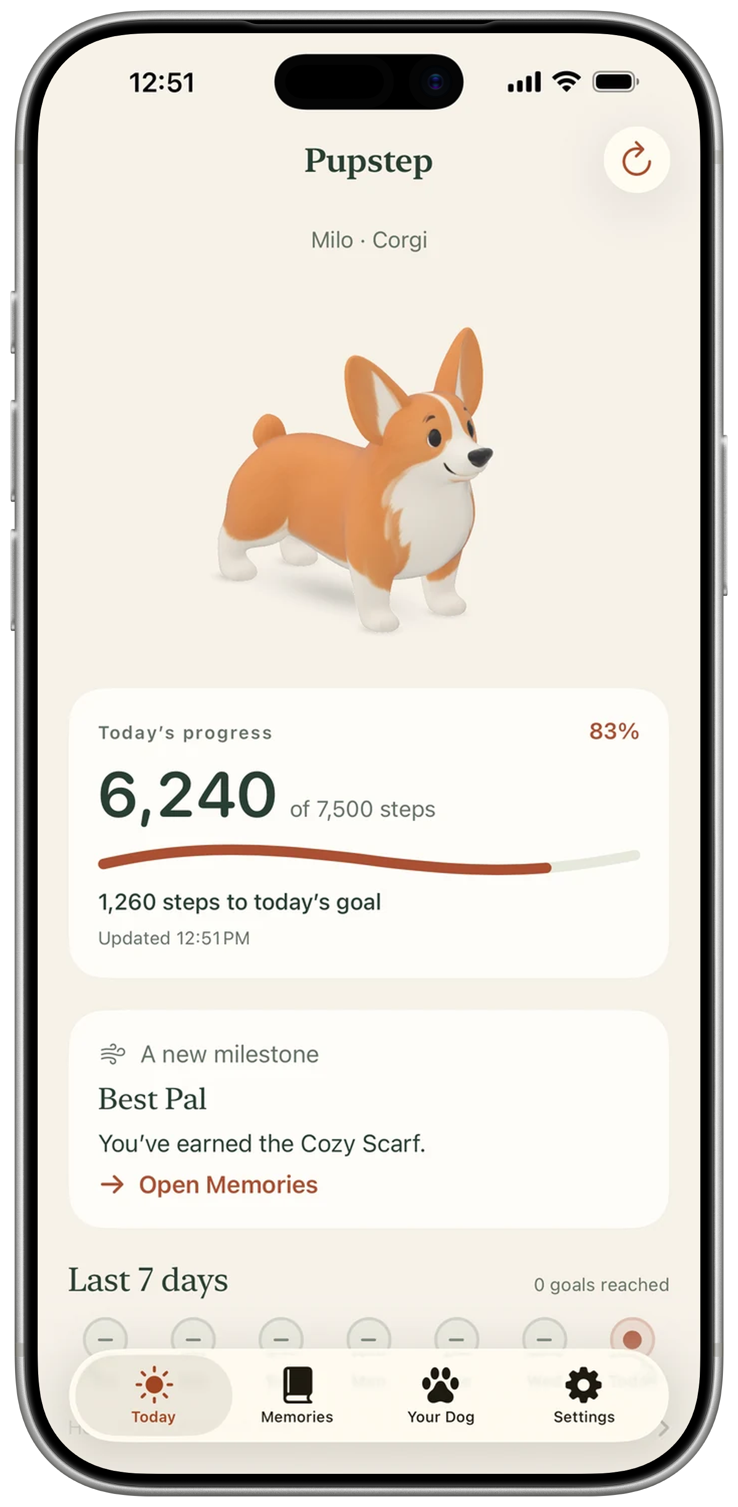 Pupstep Today on iPhone